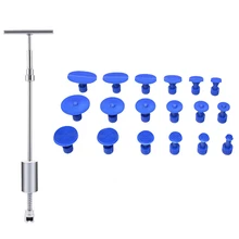 19 шт. вмятин Съемник кузова автомобиля безболезненный вмятин царапин ремонтный инструмент пластиковый клей Съемник вкладки Инструменты для ремонта автомобиля набор горка ветчины