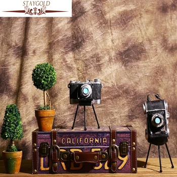 

STAYGOLD Vintage Home Decor Retro Tripod Camera Decoration Crafts Home Decoration Accessories Enfeites Para Casa Resin Crafts