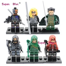 50 шт. супергерой Зеленая Стрела дезстроук темно стрелка строительные блоки действие блоки, друзья для детских игрушек