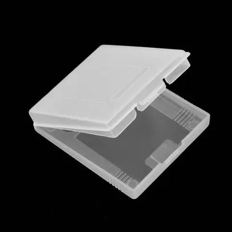 clear plastic cases for Nintendo GBC GBP & For gameboy Advance GBA SP GBM GBA Games Card Cartridge box