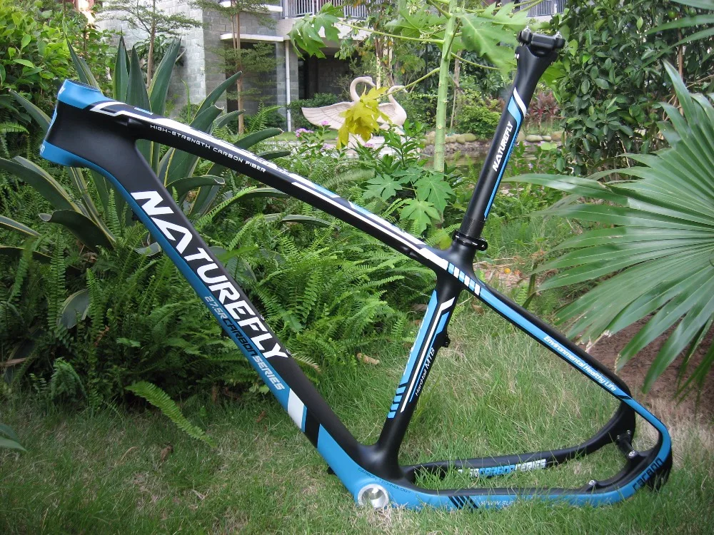 

2019 New Arrival ! Free Shipping !! 27.5er Mountain Carbon Bike Frame 135/142 Blue/Black/White