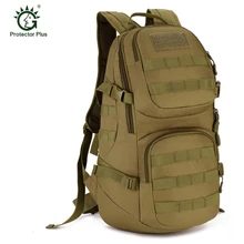Protector Plus Tácticas Nylon Doble Bolsa Mochila Al Aire Libre Del Alpinismo Impermeable bolsa de Viaje Hombre Montando Asalto Mochila