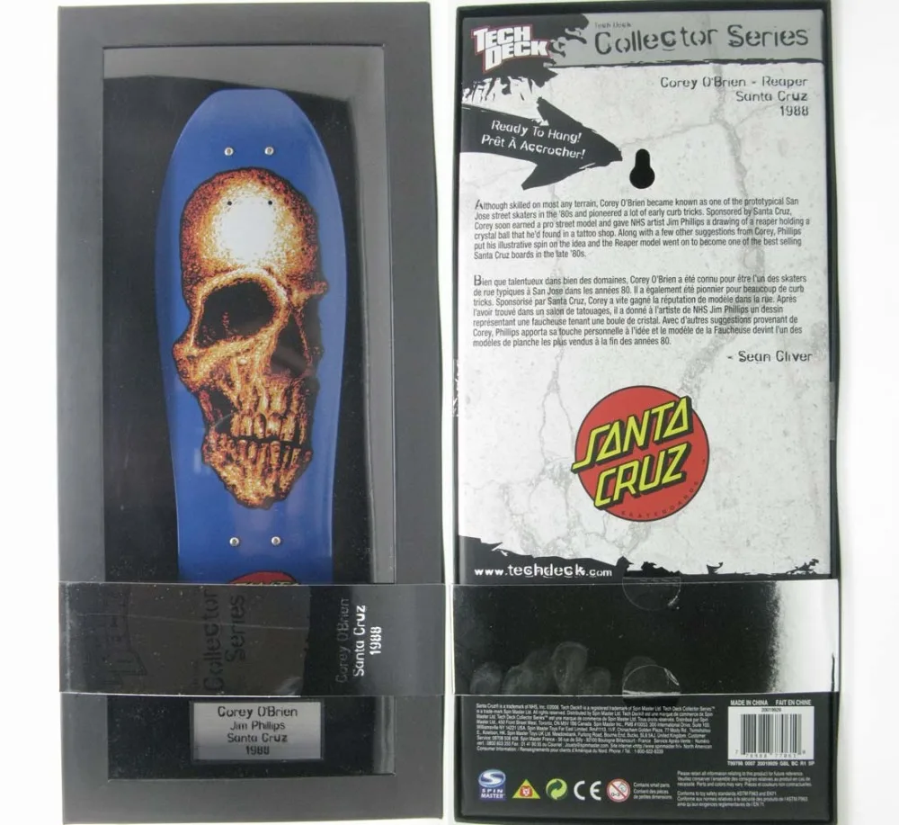 

NEW Tech Deck Collector Series 10'' corey obrien santa cruz 1988 A69G
