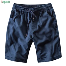 Jaycosin мужские хлопковые и льняные брюки модные облегающие спортивные штаны модные повседневные шорты Pantalones De Carga De Los Hombres Новинка