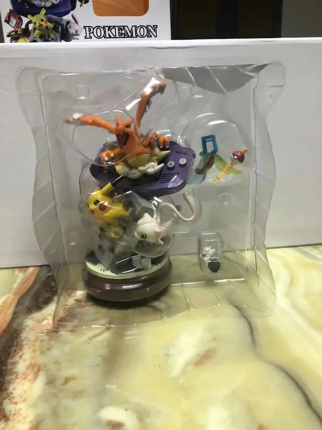 Фигурка героя из аниме Покемон Charizard Mew ПВХ 185 мм игра Mewtwo фигурка Диона