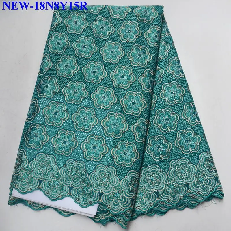 New design swiss lace fabric in switzerland high quality swiss voile lace fabric with stones 100