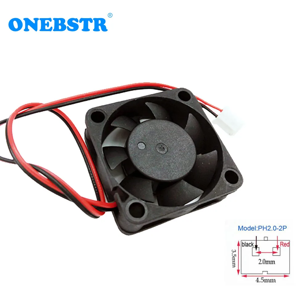 35X35X10 мм мини-вентилятор DC12V мини-вентилятор чипсет радиатор охлаждающий кулер безщеточный вентилятор 3510 PH2.0-2Pin кабель Линия 180 мм