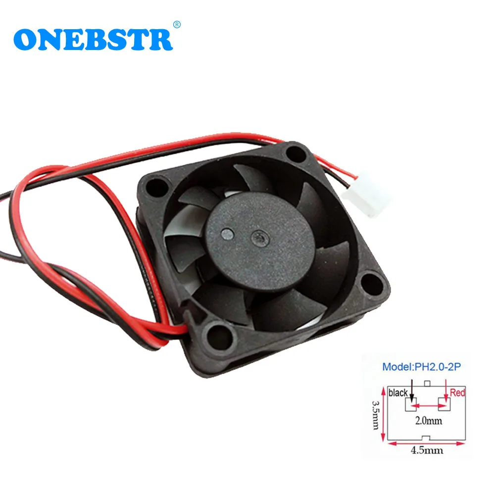

35X35X10mm Mini Fan DC12V Mini Fan Chipset Heatsink Cooling Cooler Brushless Fan 3510 PH2.0-2Pin Cable Line 180mm