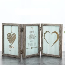 Креативная ретро-рамка для фото, 1 шт., для домашнего творчества, качественная деревянная рамка для фотографий, marcos para fotos