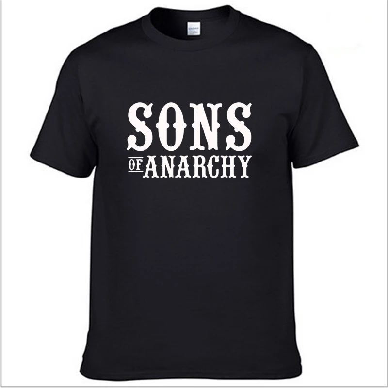 

SOA Sons of anarchy the child Fashion SAMCRO Print T-Shirt Men/women Fashion Hip Hop short sleeve Cotton Casual Mens Tee Shirts