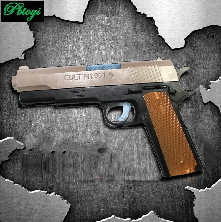 Children's toys flash music retractable electric shock gun wholesale