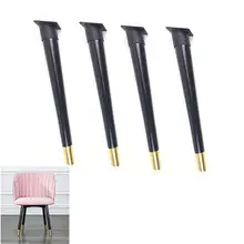 4 шт. 1" Мебель для стульев из цельного дерева, ножки с покрытием дуба, диван-кровать, журнальный столик, мебель для дома и офиса, деревянные конические ножки