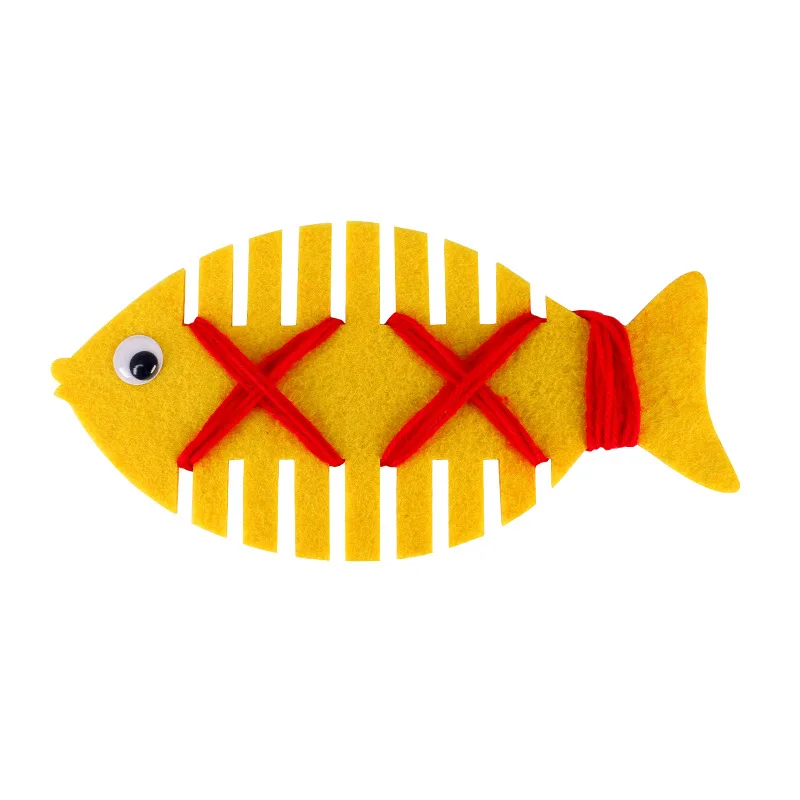 Kindergarten Wrapped Threading Wear Line Fish Manual Game Puzzle Early Learning Education Toys Montessori Teaching Aids Math Toy Kindergarten Wrapped Threading Wear Line Fish Manual Game Puzzle Early Learning Education Toys Montessori Teaching Aids Math Toy