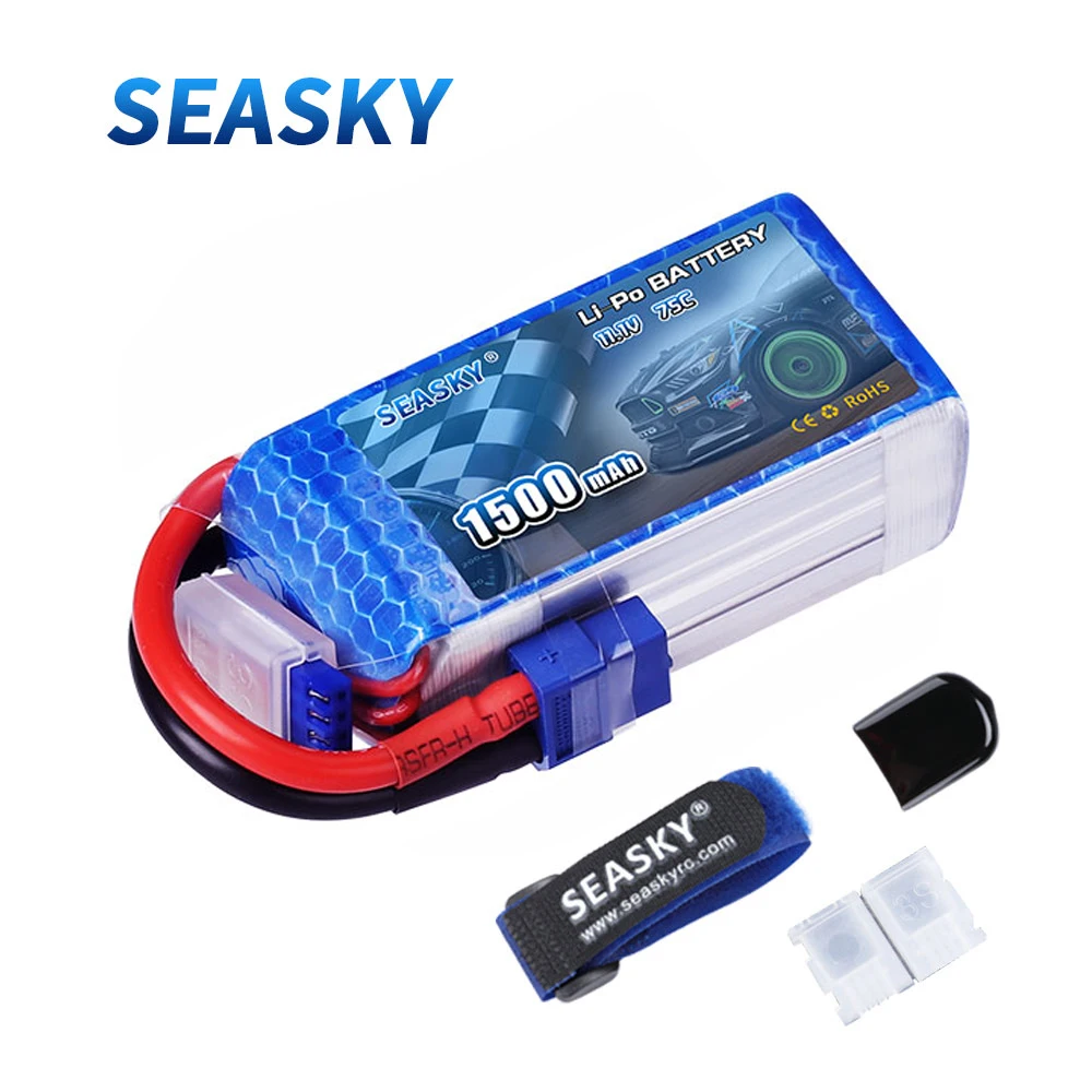 Аккумулятор SEASKY Lipo 2S 3S 4S 5S 6S 7,4 V 11,1 V 14,8 V 22,2 V 1500mah 2200mah 5200mah 6000mah lipo bateria для гоночного дрона FPV