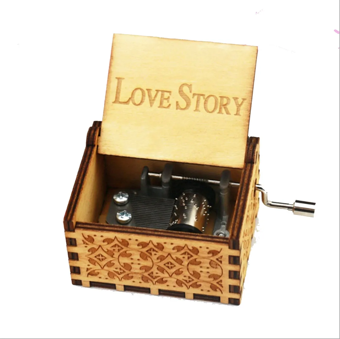 

Harri Potter Wooden Music Box Game of Thrones Music Box Antique Carved Hand Crank Music Boxs Birthday Gift