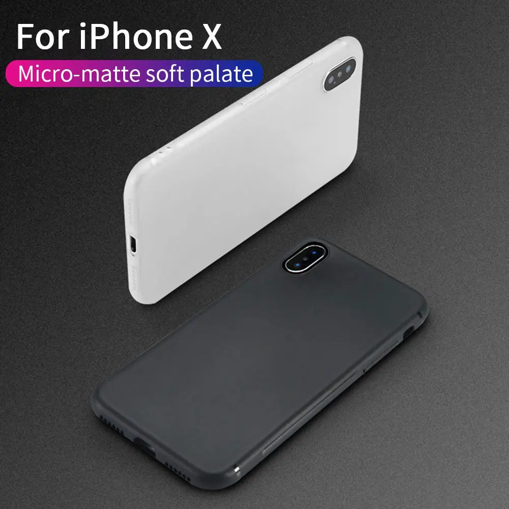 Мягкий ТПУ простой чехол для iPhone 7 8 X XR Xs Max бизнес-телефона Plus 6 6s 6Plus | Мобильные