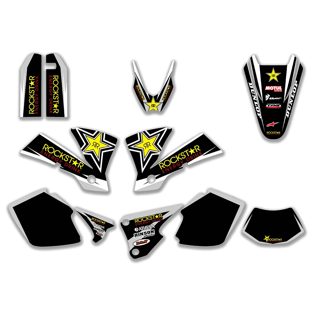 

New Rockstar Graphics Decals Stickers For KTM EXC 125 200 250 300 400 450 525 2003 200EXC 300EXC EXC300 EXC200 450EXC 525EXC