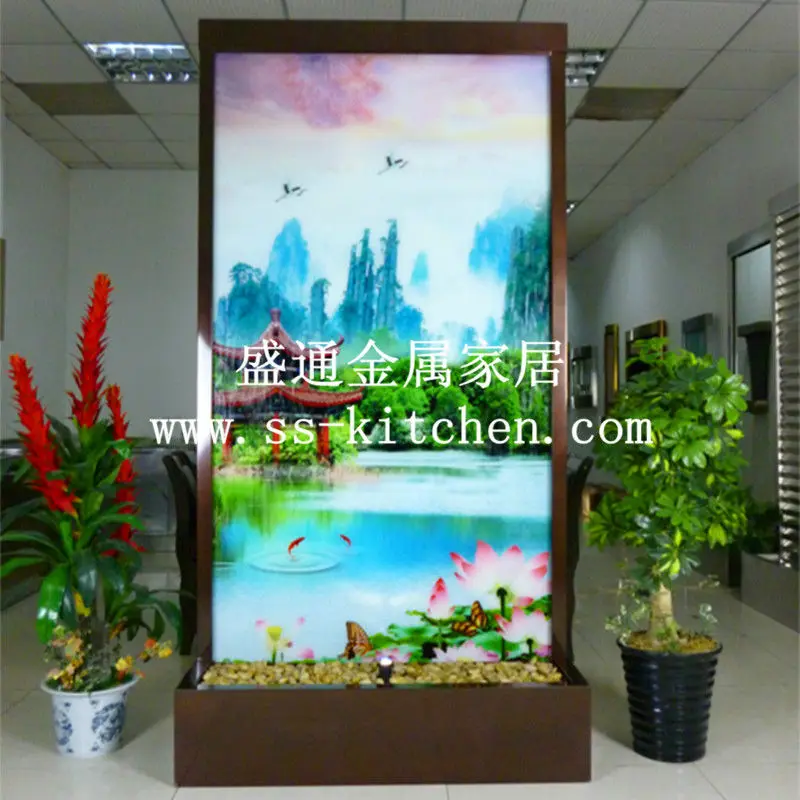 

94" Floor stainding water features /feng shui wheel / home decoration/room dividers/humidifiers/room &office partitions