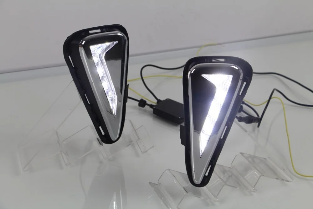 

led drl daytime running light for toyota camry 2015-16, with yellow turn signals, top quality
