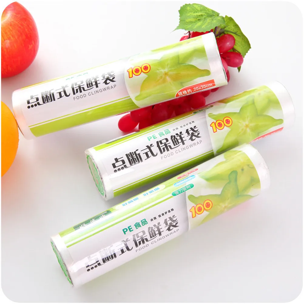 

1 Roll Saran Wrap Of Vacuum Sealer General Food Saver Bag Film Keep Fresh Vacuum Food Fruit Food Storage Bags Packaging