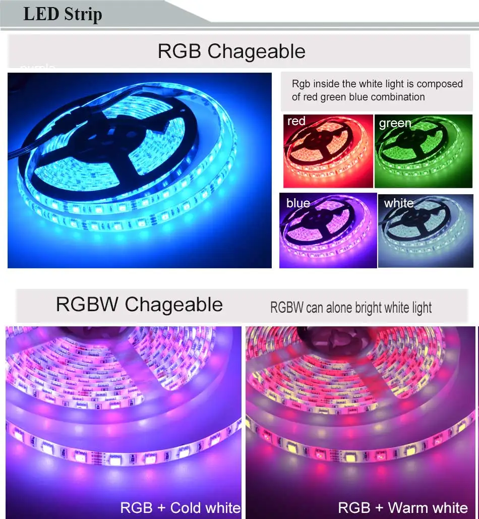  HOTOOK LED Strip 10m 20m 25m 30m12V RGB RGBW Set Waterproof 5050 Flexible 300LED stripe 5m IP65 dio - 32571174611