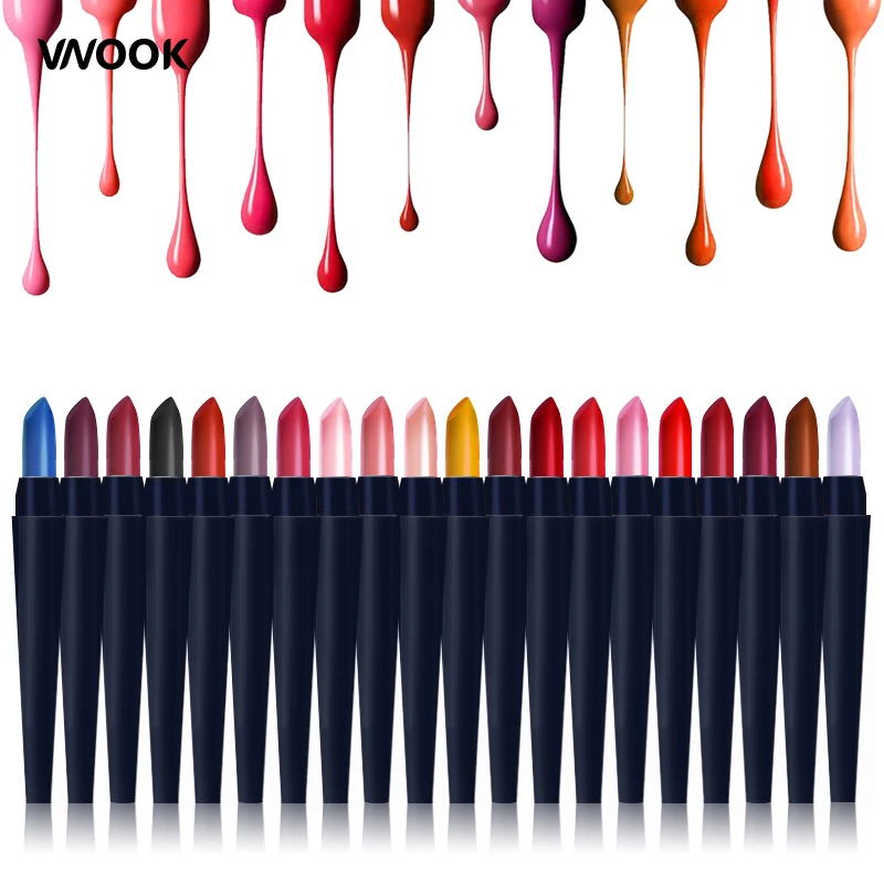 20 Colors Classic Vnook Matte Lipstick Do Not Fade Sexy Female Lipgloss Moisturizing Cosmetics Nude Lipsticks Red Lips Makeup |