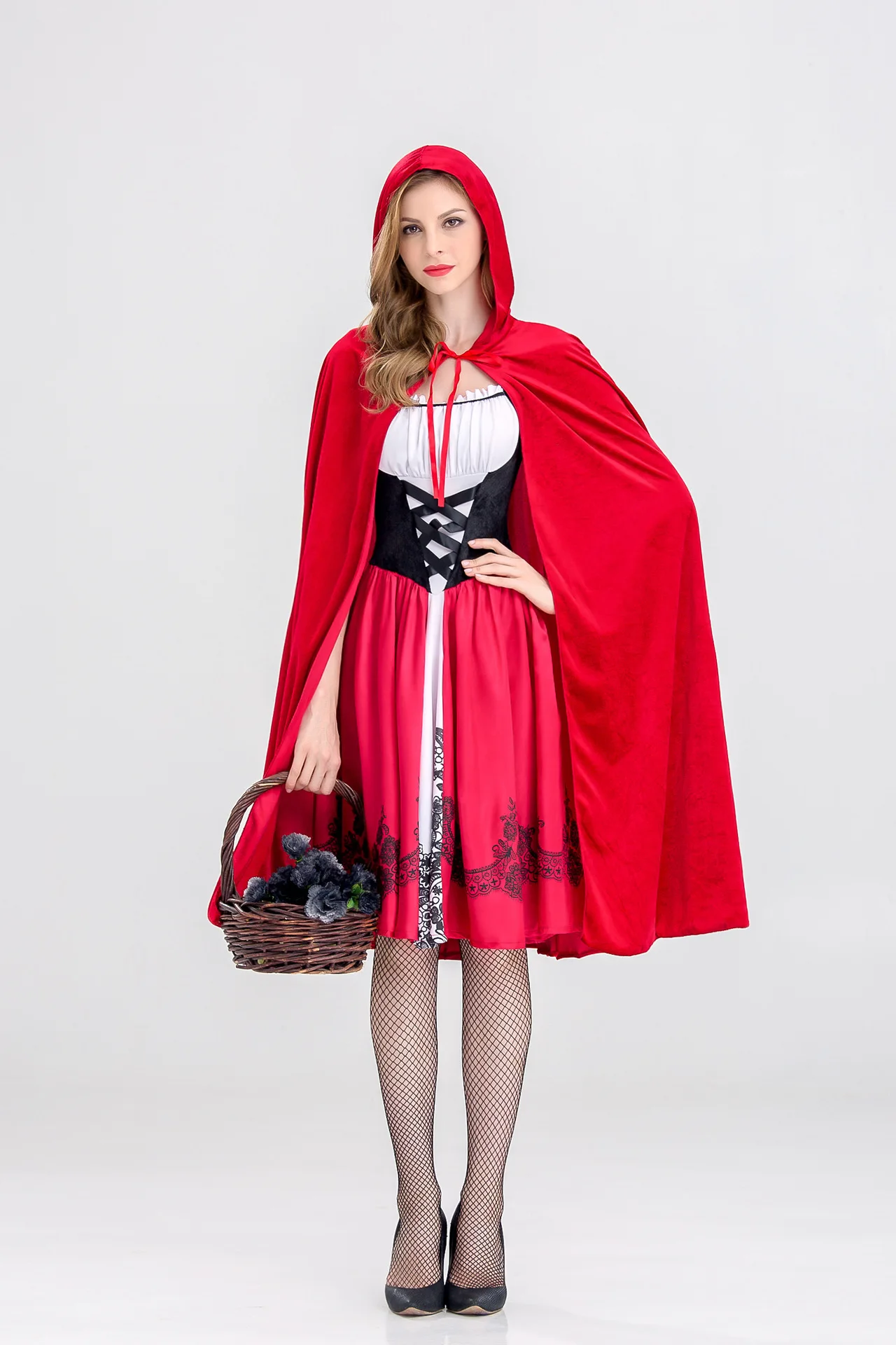 6XL, Женский костюм Красной Шапочки в стиле сказок, Красная Шапочка, плащ для взрослых, аниме, косплей, кепка, e, одежда, Хэллоуин, Пурим, вечерние платья