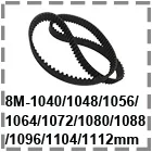 SUMRAY HTD8M ремня 8M-1360/1368/1376/1384/1392/1400/1408/1416/1424/1432mm резиновые ремни Круглый 25/30 мм Ширина ремня приводной ремень