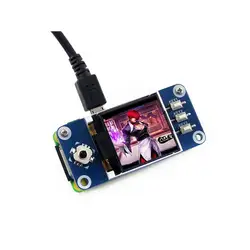 1,44 дюймовый ЖК-дисплей шляпа для Raspberry Pi 2B/3B/3B +/Zero W, 128x128 пикселей, SPI интерфейс, ST7735S драйвер