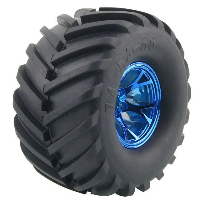 Free Shipping 4pcs HSP HPI 1/10 RC monster truck wheels tyres tire 3003