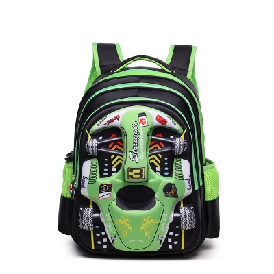 Горячая Распродажа 3D EVA детский гоночный школьный рюкзак трехмерный Водонепроницаемый Школьный рюкзак для мальчиков и девочек милый мультяшный рюкзак - Цвет: large