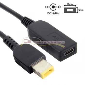 

USB 3.1 Type C USB-C to DC 20V 4.5 3.0mm Dell HP Power Plug PD Emulator Trigger Charge Cable for Laptop Build-in the PD Emulato