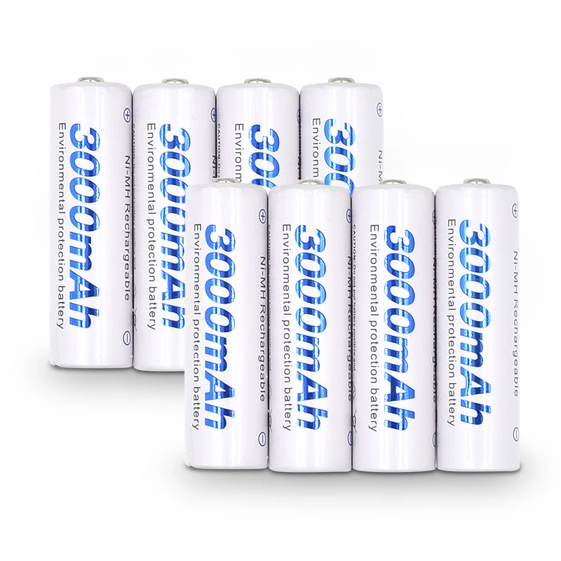 8 X PALO Battery 3000mAh 1.2v NI-MH AA rechargeable battery for LED light Toy battery for camera MP3 mp4 microphone 8 X PALO Battery 3000mAh 1.2v NI-MH AA rechargeable battery for LED light Toy battery for camera MP3 mp4 microphone