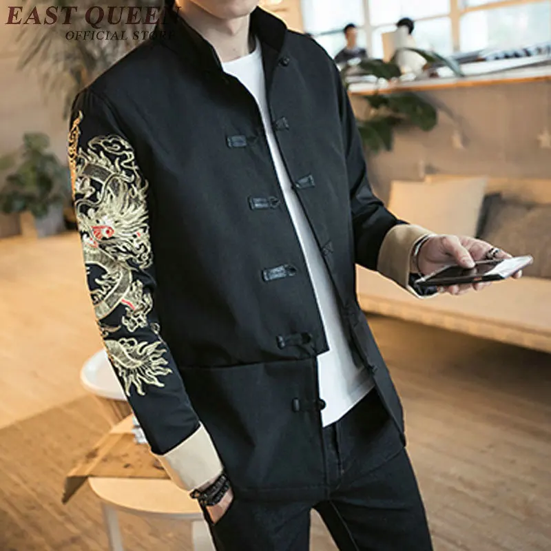 Японская уличная одежда, мужская куртка-бомбер, верхняя одежда, мужская кимоно куртка с драконом, зимняя мужская одежда KK501