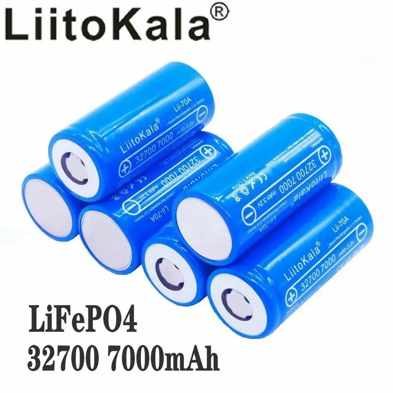 20 LiitoKala 32700 3,2 V 7000 mAh Lifepo4 аккумуляторная батарея LiFePO4 батарея 5с разрядка батареи для резервного питания фонарик 6500
