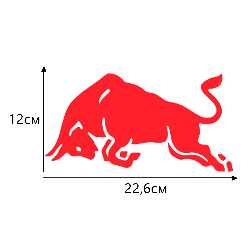 CS-346#12*22,6см сердитый бык водонепроницаемые наклейки на авто наклейки на машину наклейка для авто автонаклейка стикер