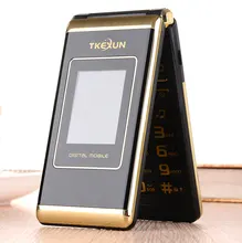 3.0″ dual Screen cell phones Dual SIM FM senior touch flip cheap gsm china mobile phone russian keyboard button TKEXUN PHONES