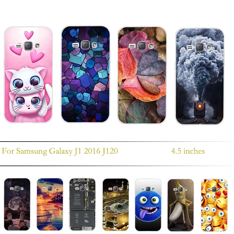 

Case For Samsung Galaxy J1 2016 Bumper Soft Silicone TPU Cover Case For Samsung Galaxy J 1 2016 J120 J120F Capas Fundas Coque