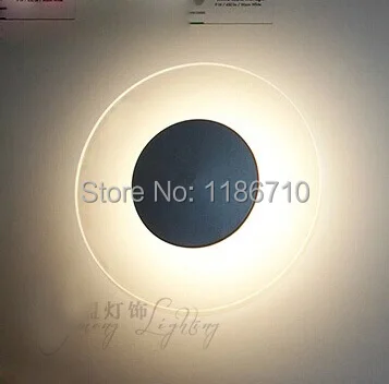

Modern round LED wall lamp is contracted fashion creative LED wall lamp contains LED bulb is free shipping