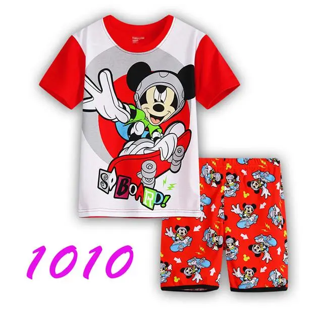 Розничная ; коллекция года; летняя детская одежда; комплекты из двух предметов для мальчиков и девочек; пижамы; детские топы и штаны; домашняя одежда для сна - Цвет: color at picture