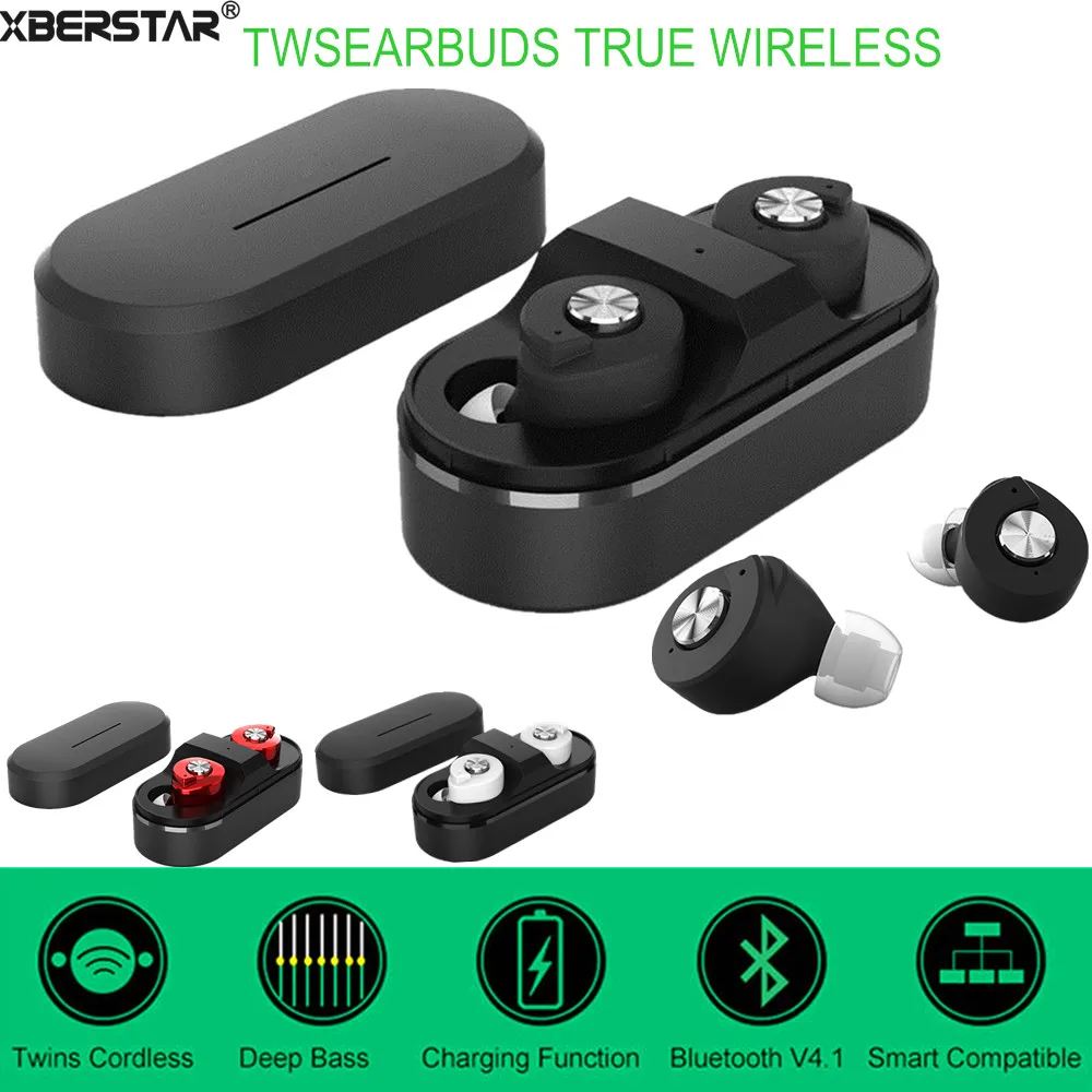 ФОТО Yuer T8 Mini Twins True Wireless Bluetooth 4.1 Stereo Headset In-Ear Earphones Earbuds
