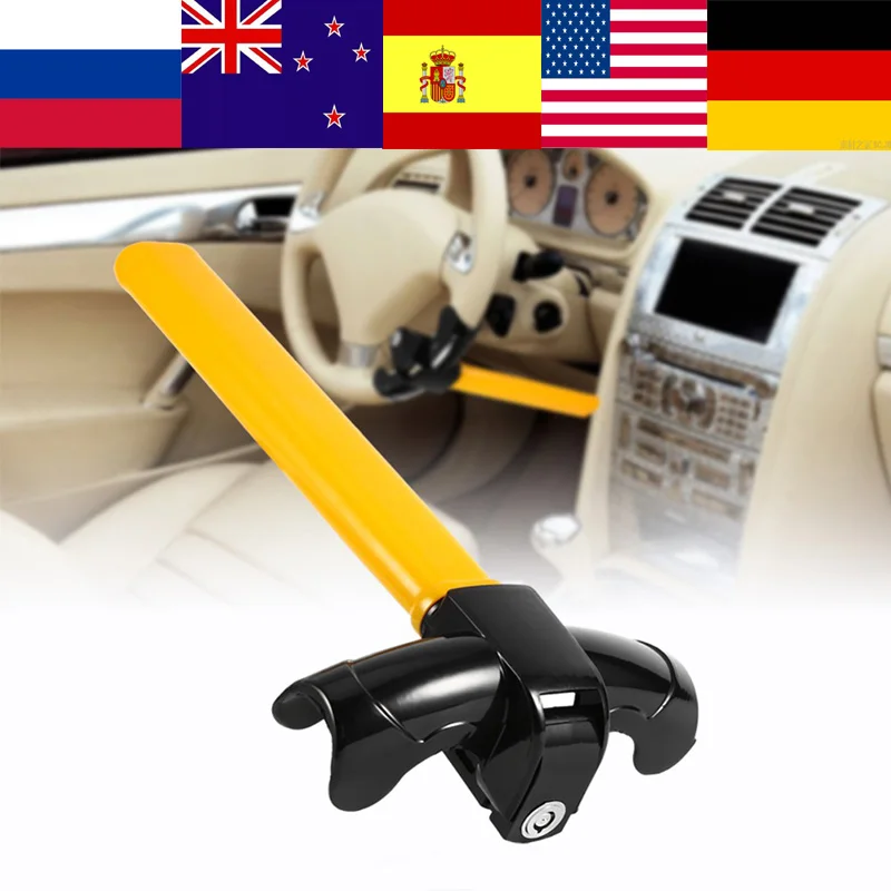 

Oversae Car Anti-Theft Security Rotary Steering Wheel Lock Top Mount for SUV Truck Anti Theft Devices Wheel Lock Universal