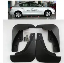Для 2004 2005 2006 Mazda 3 Я седан предварительно подтяжку лица Брызговики Брызговик Брызговики Fender спереди и сзади автомобиля брызговики
