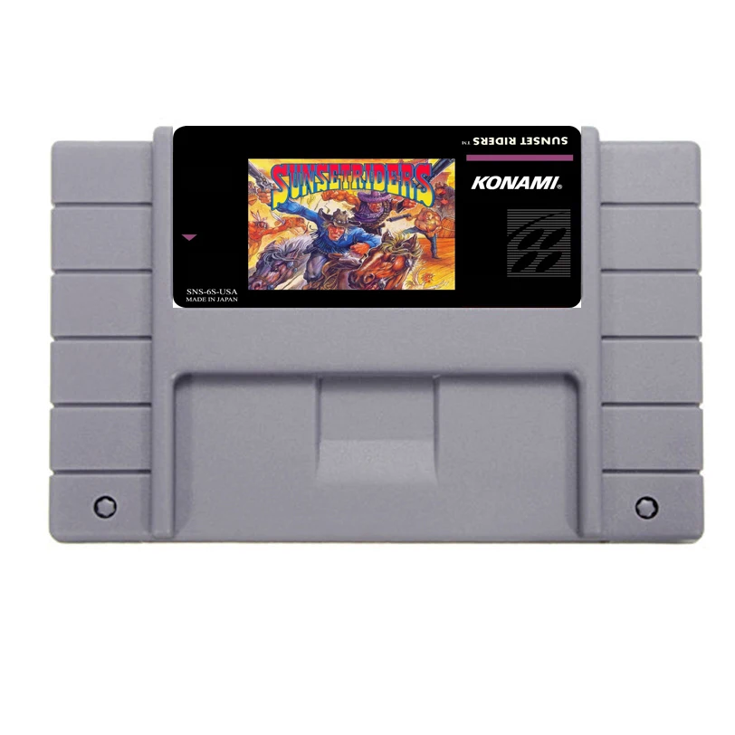 

Hot Selling 16bit 46pin Super Game Card - Sunset Riders