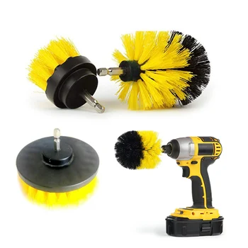 

Power Scrubber Brush Drill Brush Clean For Bathroom Surfaces Tub Shower Tile Grout Cordless Power Scrub Drill Cleaning Kit