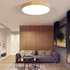 Ultra-thin wood grain LED Ceiling Light Modern Lamp Living Room Lighting Fixture Bedroom Kitchen Surface Mount Flush Panel lamp ► Photo 3/6