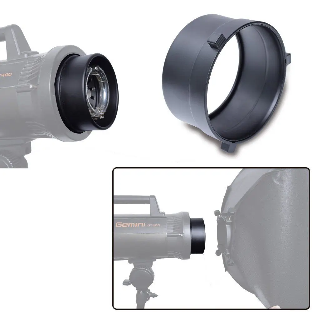 

Bowens Mounts To Universal Mount Speedring Ring Adapter for Strobe Flash Light