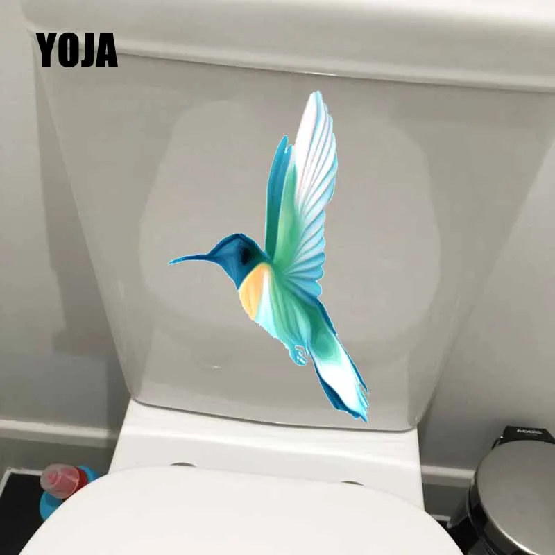 Наклейка на стену YOJA 14 3 х23 4 см рисунок из мультфильма зеленая Колибри наклейки