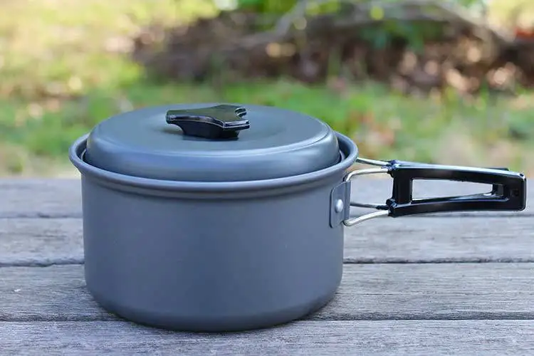 Nuevo llega la venta caliente 8 unids/set acampar al aire libre senderismo Utensilios de cocina mochilero picnic tazón pan pot set envío gratis