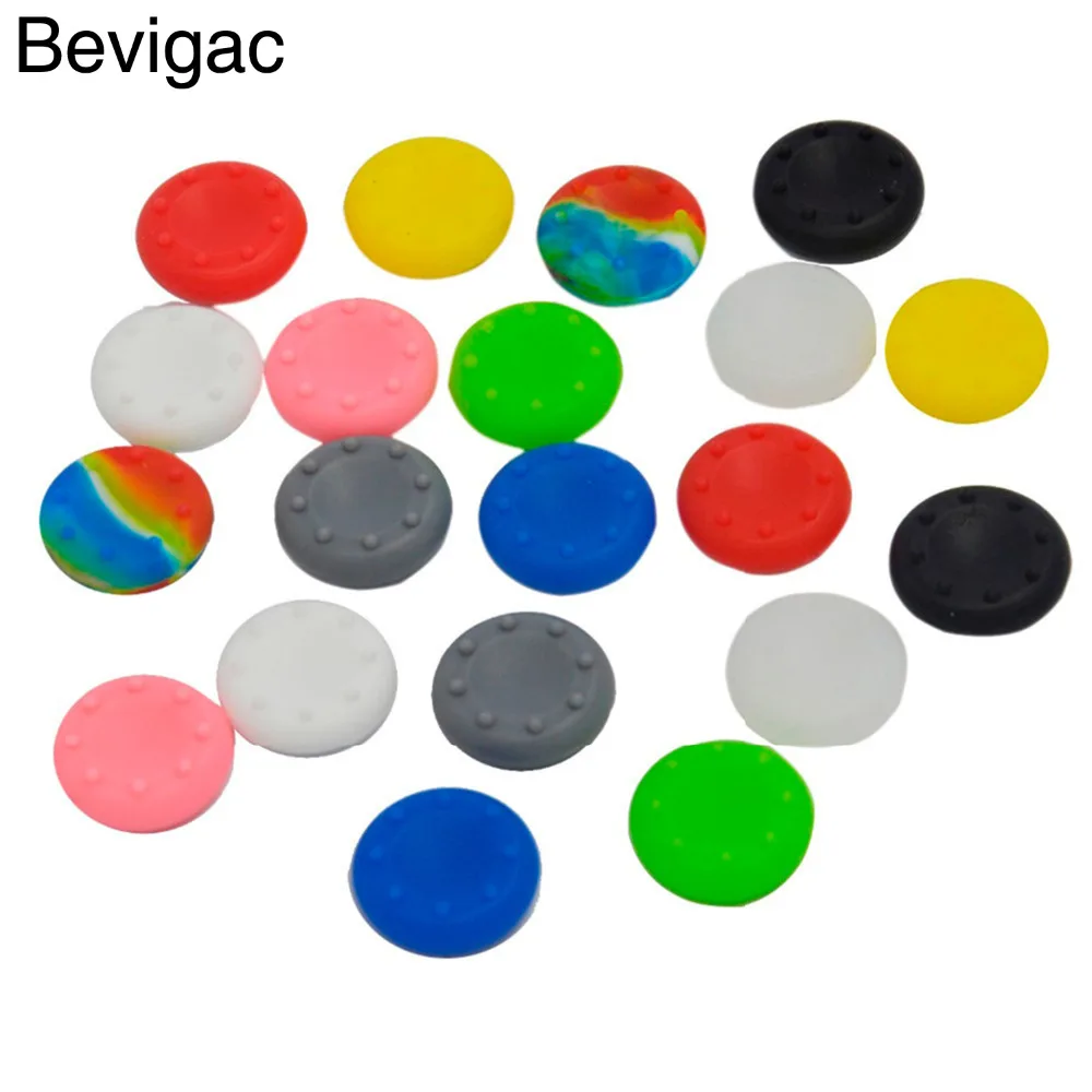 

Bevigac 20pcs Analog Silicone Controller Thumb Grips Cap For Sony Play Station Dualshock PS 4 3 PS3 PS4 Xbox 360 / One